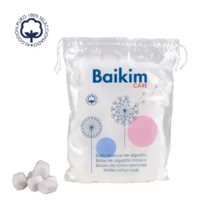 Bolas algodón blancas bolsa 65g.